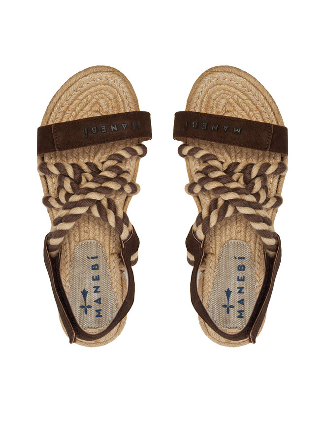 Manebi Espadrilky Manebi Sandals P 7.8 Y0 Hnedá