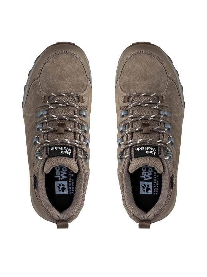 Jack Wolfskin Trekkingschuhe Jack Wolfskin Refugio Texapore Low W 4050821 Braun