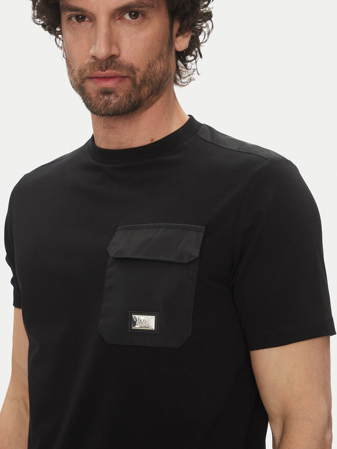 KARL LAGERFELD KARL LAGERFELD Camiseta 755037 552221 Negro Regular Fit