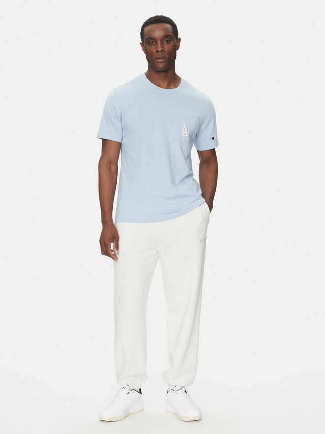Champion Champion Футболка 221038 Блакитний Regular Fit
