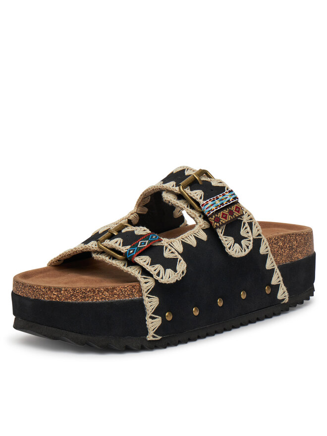 DeeZee Klapki DeeZee LB-P1684 Czarny