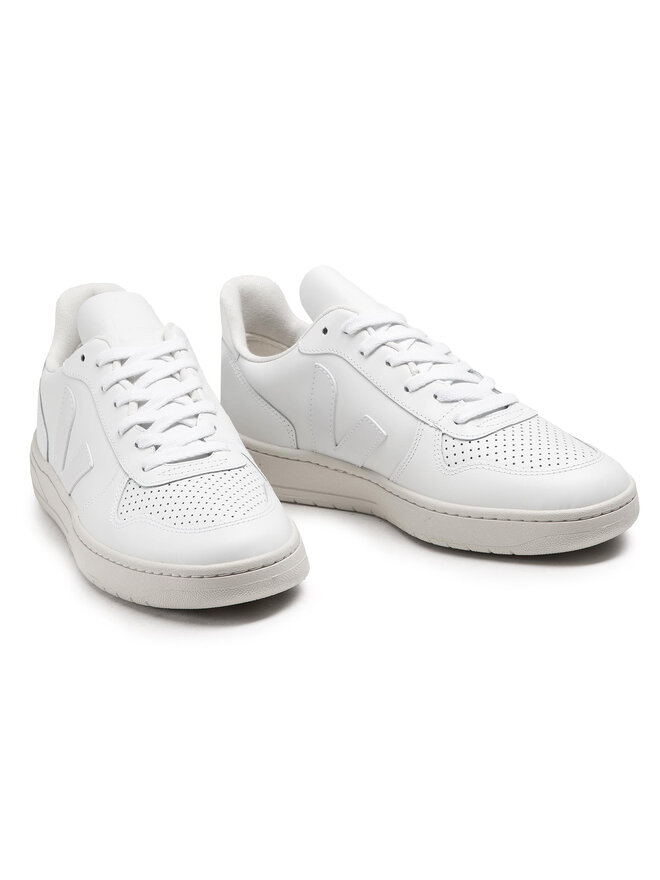 Sneakersy Veja V-10 Leather VX021270 Biały | eobuwie.com.pl