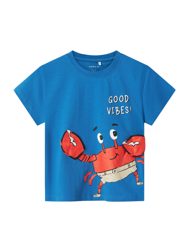 NAME IT NAME IT T-Shirt Fish 13241295 Blau Regular Fit