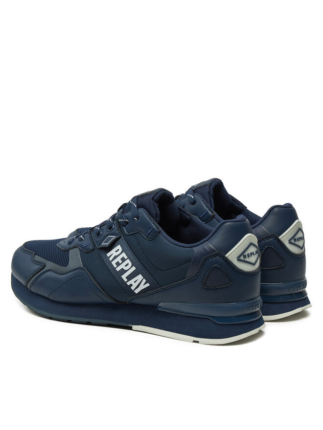REPLAY Zapatillas REPLAY Adrien Game 4 Lace-Up GMS1D.000.C0055T Azul marino