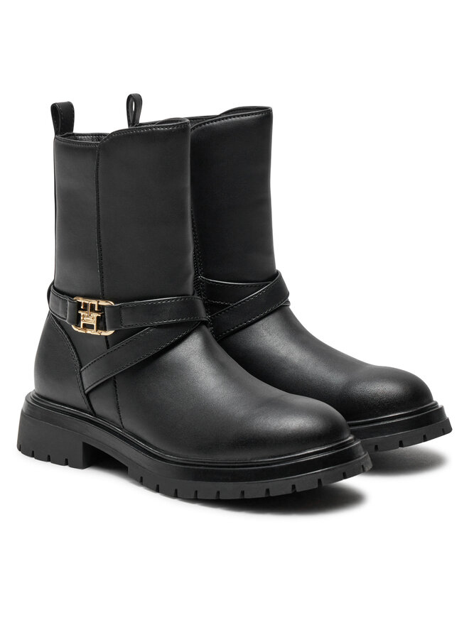 Tommy Hilfiger Ботильйони Tommy Hilfiger T3A5-33574-1351 M Чорний