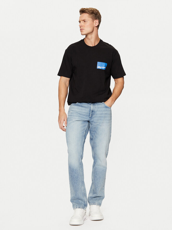 Karl Lagerfeld Jeans Karl Lagerfeld Jeans T-Shirt A1M17001 Μαύρο Regular Fit