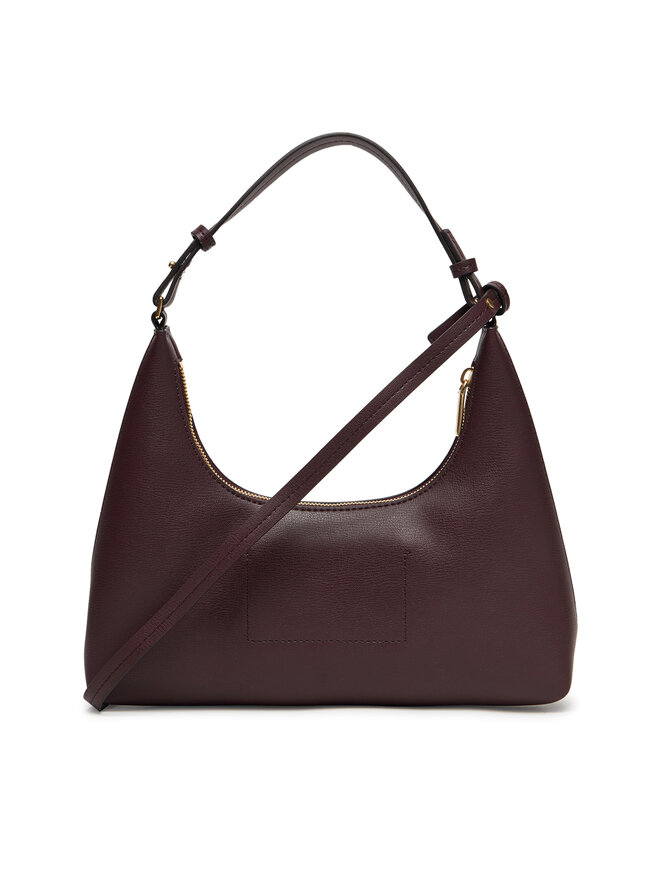 Calvin Klein Handtasche Calvin Klein Foil Logo Conv Shoulder Bag LV04F3272G Dunkelrot