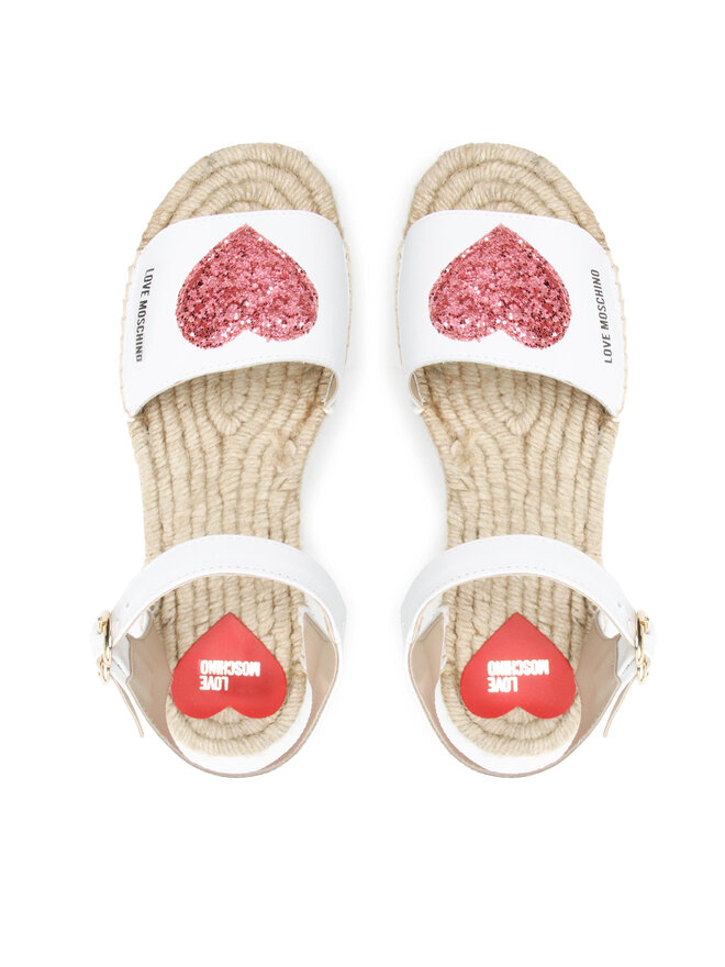 LOVE MOSCHINO Εσπαντρίγιες LOVE MOSCHINO JA16064G0EIE0100 Λευκό