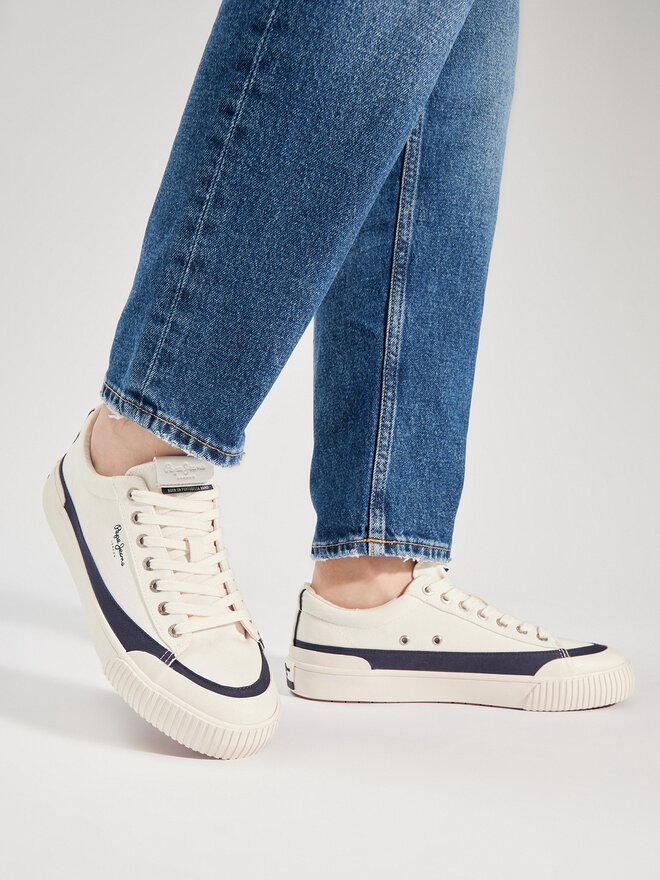 Pepe Jeans Plátěnky Pepe Jeans Ben Band M PMS31043 Bílá