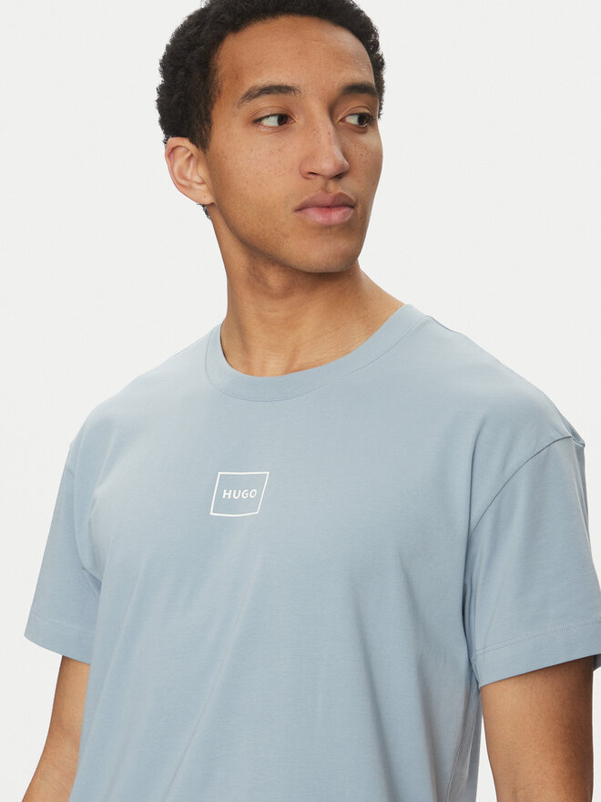 HUGO HUGO T-Shirt Laze 50525236 Blau Relaxed Fit