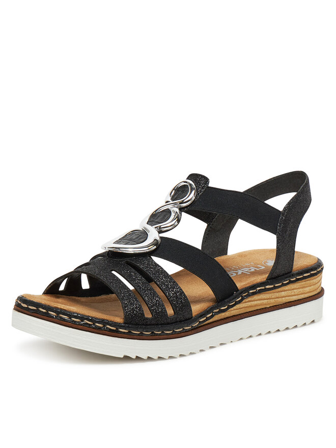 Rieker Sandale Rieker 679L4-00 Negru