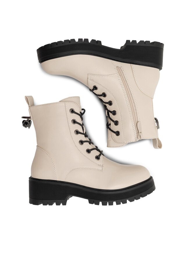 DeeZee Schnürschuhe DeeZee CS6200-01 Beige