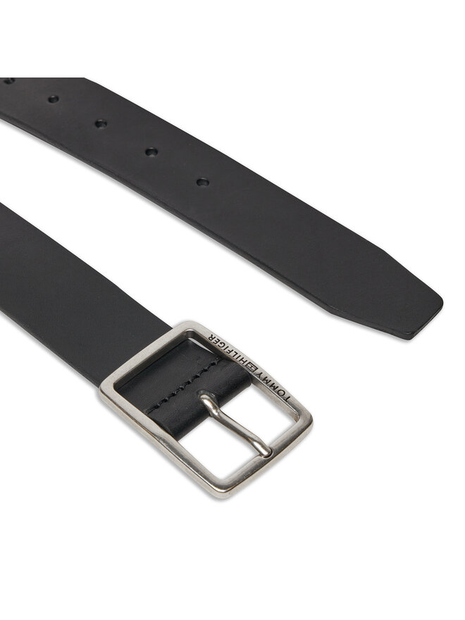 Tommy Hilfiger Ζώνη Ανδρική Tommy Hilfiger Jeans Buckle 3.5 AM0AM12176 Μαύρο