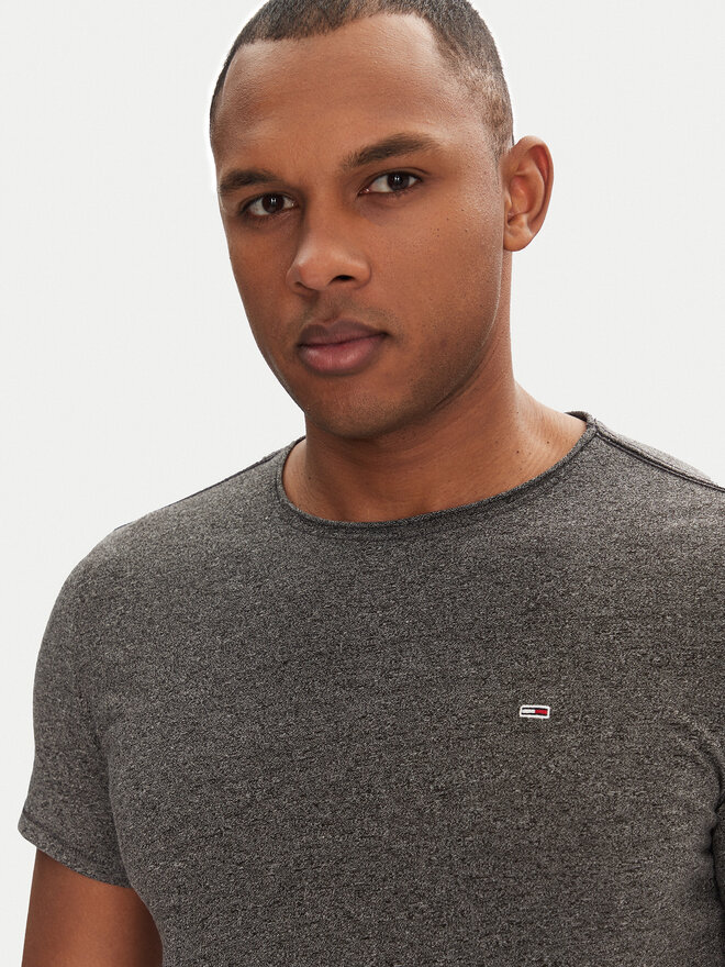 Tommy Jeans Tommy Jeans Marškinėliai Jaspe DM0DM09586 Pilka Slim Fit