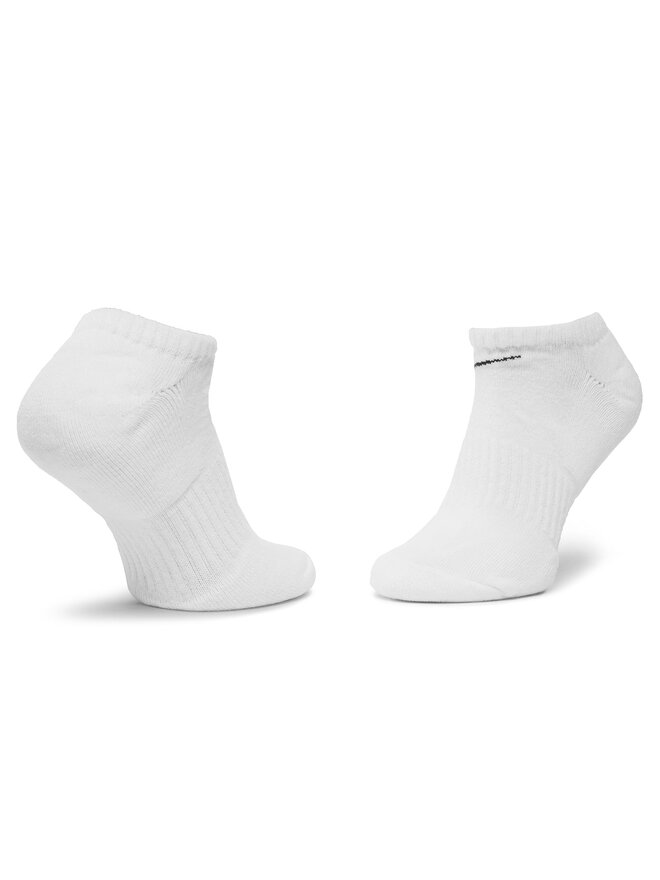 Nike Set 3 parov unisex nizkih nogavic Nike SX7673 100 Bela
