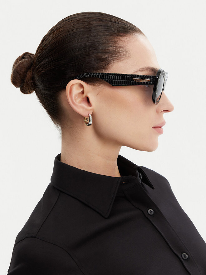 Trussardi Okulary przeciwsłoneczne Trussardi TSW9055 Czarny