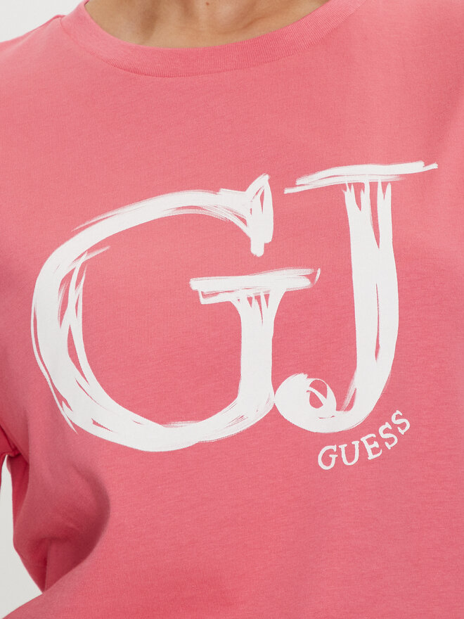 Guess Guess Camiseta Sara V4YI01 K8FQ4 Rosa Regular Fit