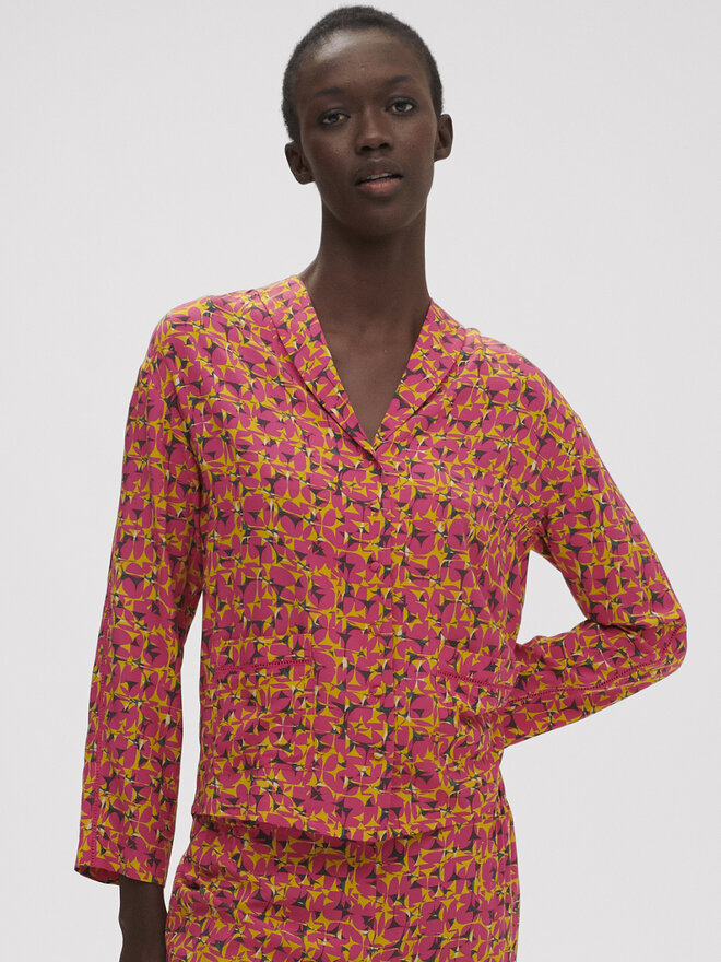 Simone Pérèle Simone Pérèle Camiseta de pijama Songe 18S957 Rosa Wide Fit