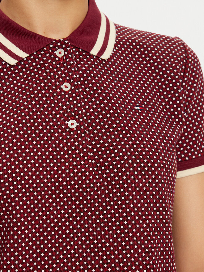 Tommy Hilfiger Tommy Hilfiger Pólóing WW0WW43928 Piros Slim Fit