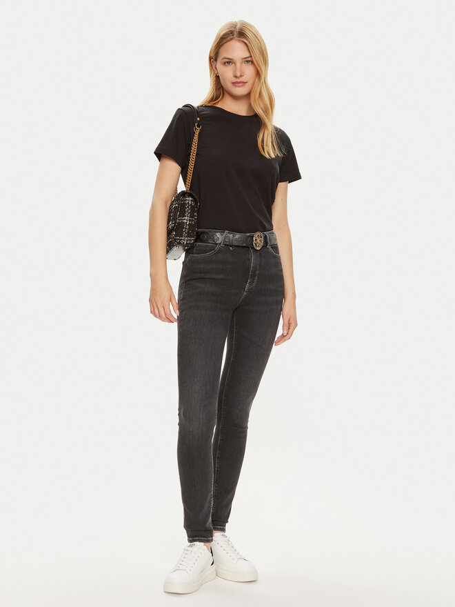 Guess Guess T-Shirt V4YI09 J1314 Μαύρο Regular Fit