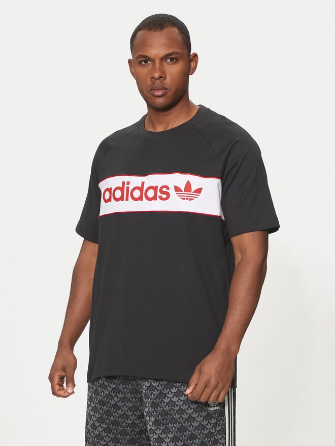 adidas adidas Póló Archive IS1404 Fekete Regular Fit