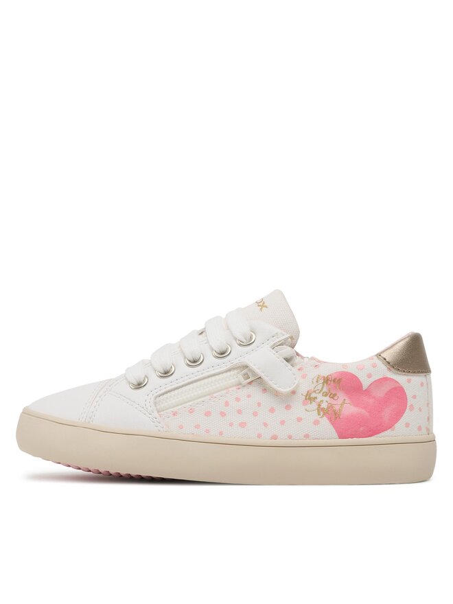 Geox B GISLI Girl C, Zapatillas Niñas, Avio/White, 25 EU