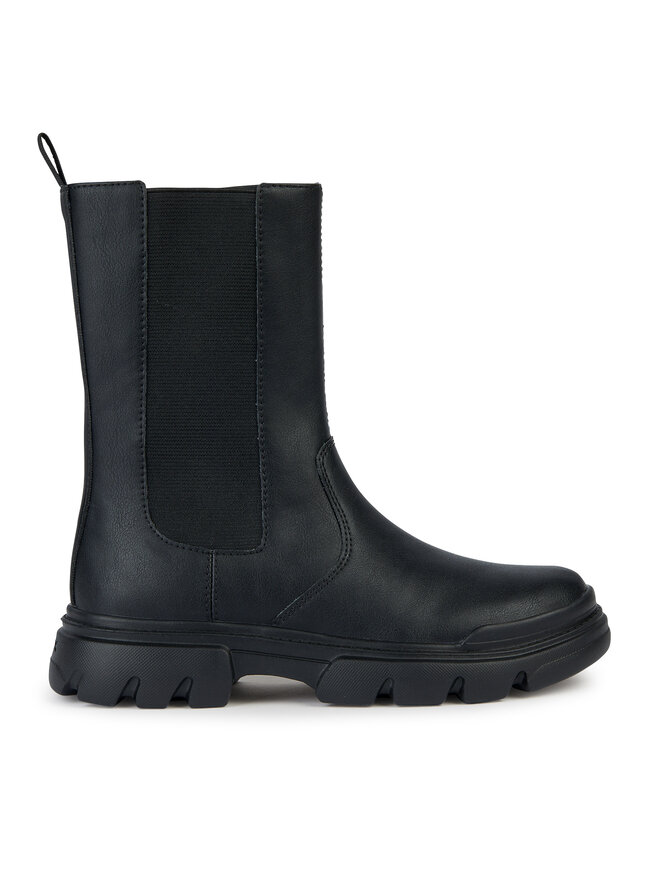 Stivaletti Geox J Junette Girl J36HVE 0BCNH C9999 S Nero escarpe