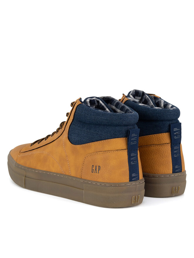Gap Sneakersy Gap PORTLAND CUP MID M GP505011BM-MU00 Hnedá