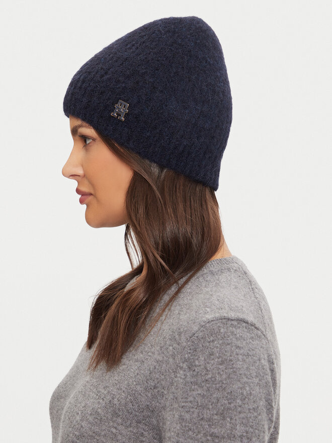 Tommy Hilfiger Czapka Tommy Hilfiger AW0AW16624 Granatowy