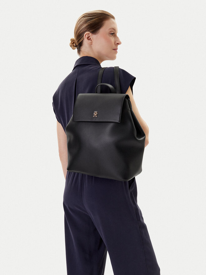 Tommy Hilfiger Rucsac Tommy Hilfiger Th Legacy Backpack AW0AW17407 Negru