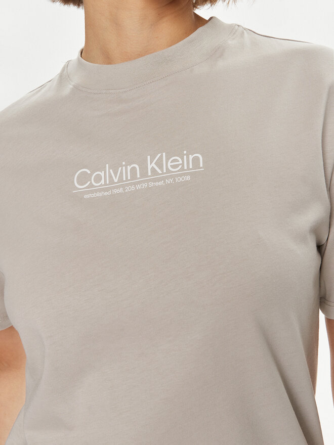 Calvin Klein Calvin Klein Футболка Coordinates K20K207005 Бежевий Regular Fit