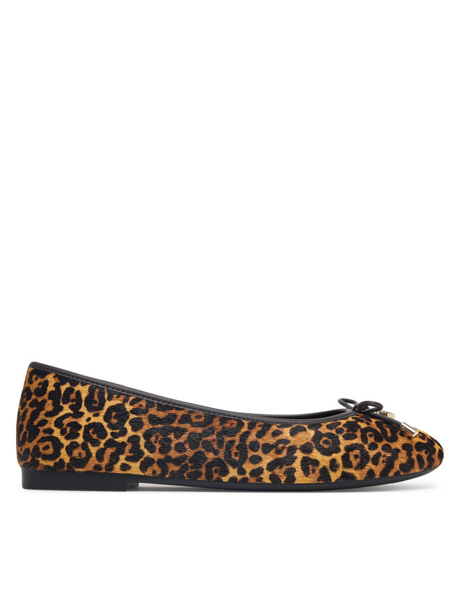 Tommy Hilfiger Ballerinas Tommy Hilfiger Th Charm Cheetah Ballerina FW0FW09682 Braun