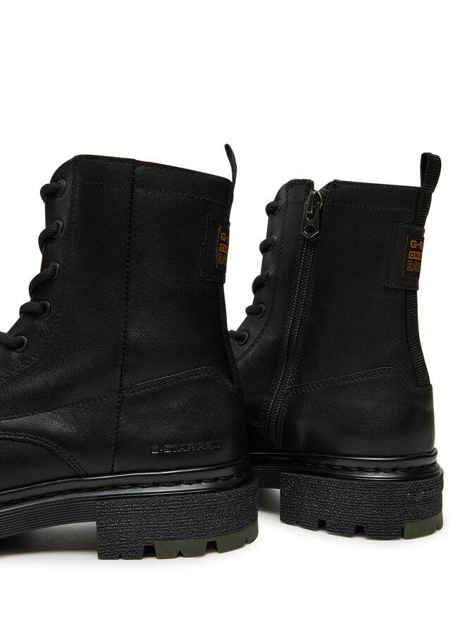 G-Star Raw Schnürstiefeletten G-Star Raw Kafey Biker High W D26643 Schwarz