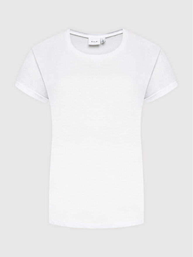 Vila Vila T-Shirt Dreamers 14025668 Λευκό Regular Fit