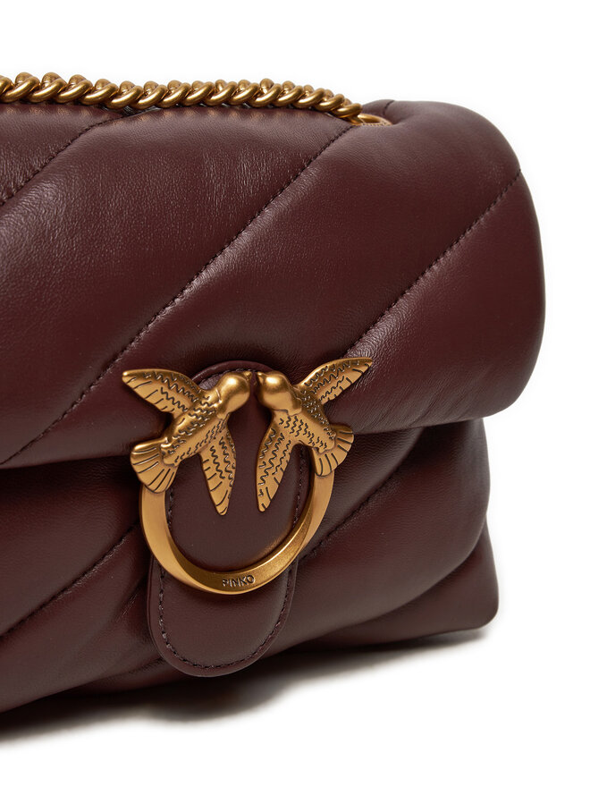 PINKO Handtasche PINKO Love Puff Mini Cl AI 24-25 PLTT 100039 A0F2 Braun
