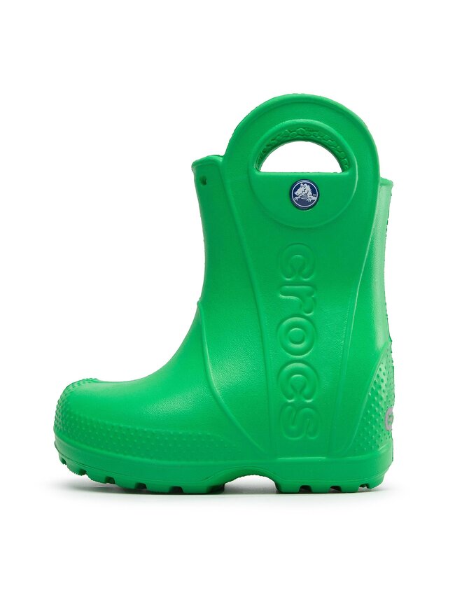 Crocs Cizme de cauciuc Crocs Handle It Rain Boot Kids 12803 Verde