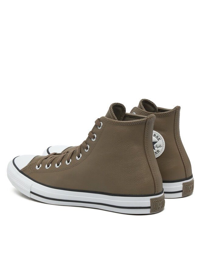 Converse Trampki Converse Chuck Taylor All Star Faux Leather Hi A09482C 216 Brązowy