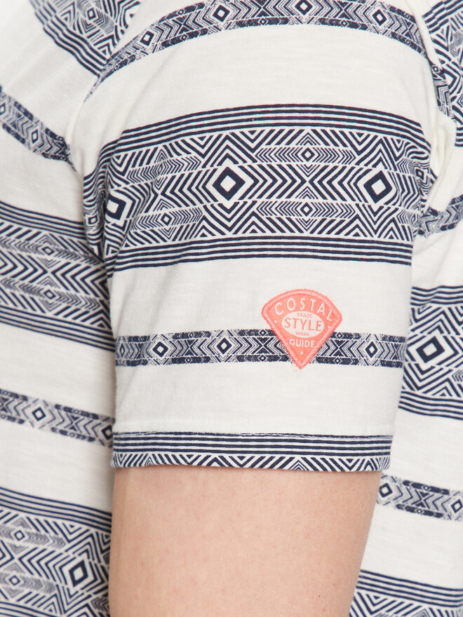INDICODE INDICODE T-Shirt Raffa 40-925 Σκούρο μπλε Regular Fit