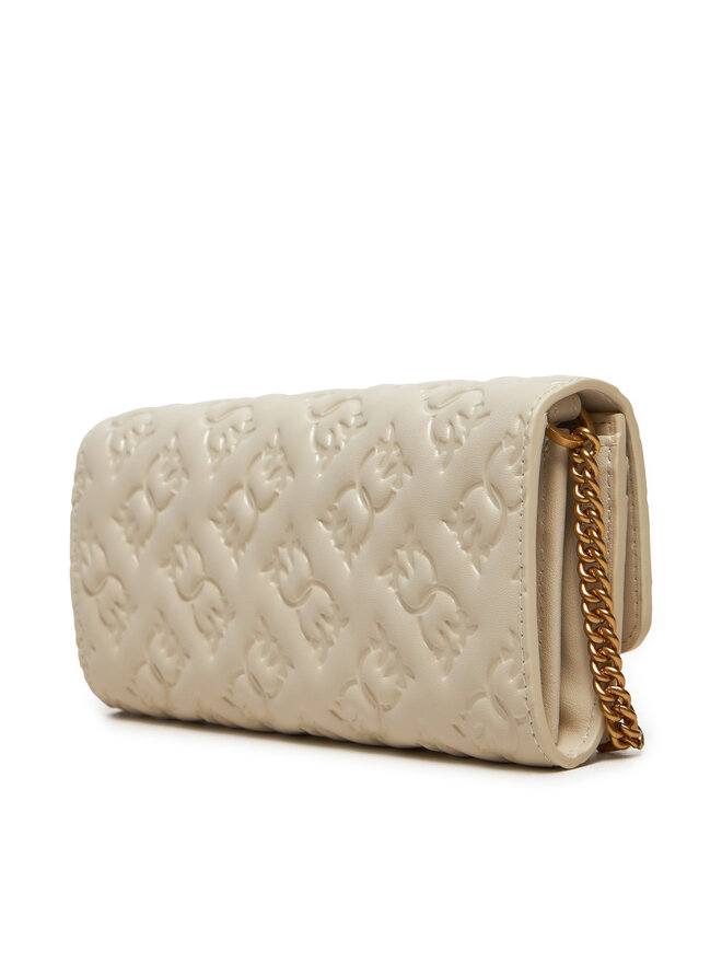 PINKO Torebka Pinko Love Tiny Brids Wallet C AI 24-25 PCPL 103765 A1YB Écru