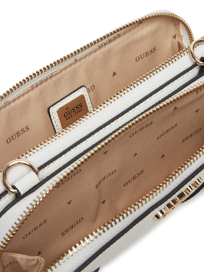 Guess Голям дамски портфейл Guess HWZG96 36790 Бял