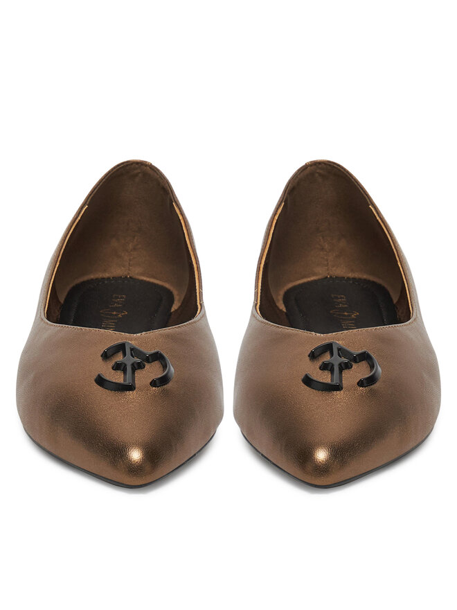 Eva Minge Ballerinas Eva Minge LEILA-SLT14086-1 Goldfarben