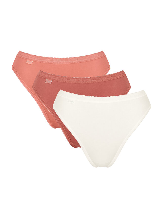 Sloggi Sloggi Set 3 parov spodnjih hlačk Basic 10222391 Roza