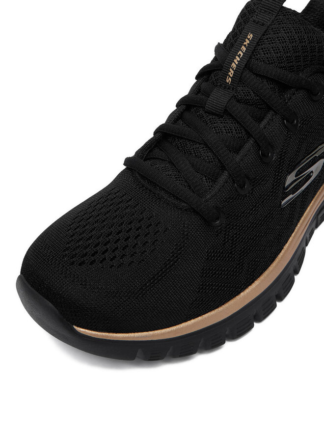 Skechers Снікерcи Skechers CEO-GRACEFUL 12615 BKRG Чорний