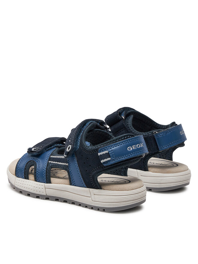 Geox Sandály Geox J Sandal Alben Boy J35AVA 01520 CF44M S Tmavomodrá