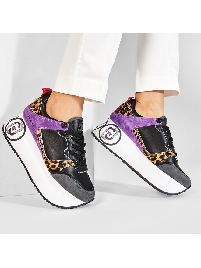 Liu Jo Laisvalaikio batai Liu Jo Super Maxi Wonder 2 BA1085 PX163 Juoda