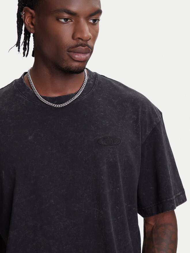 Jack & Jones Jack & Jones T-shirt Retreat 12277886 Crna Oversize