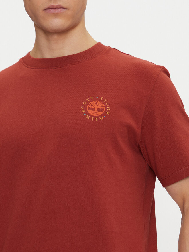 Timberland Timberland Camiseta TB0A6DPD Rojo Regular Fit