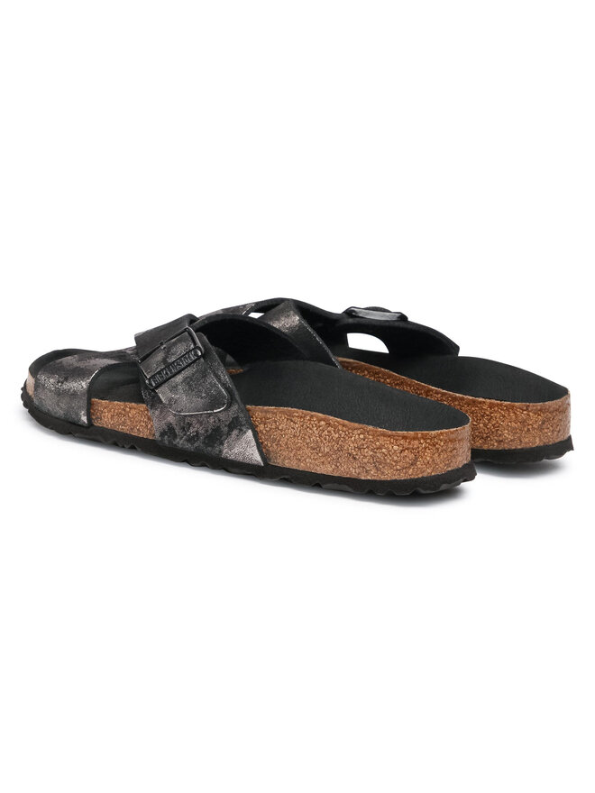 Birkenstock siena washed metallic antique black on sale