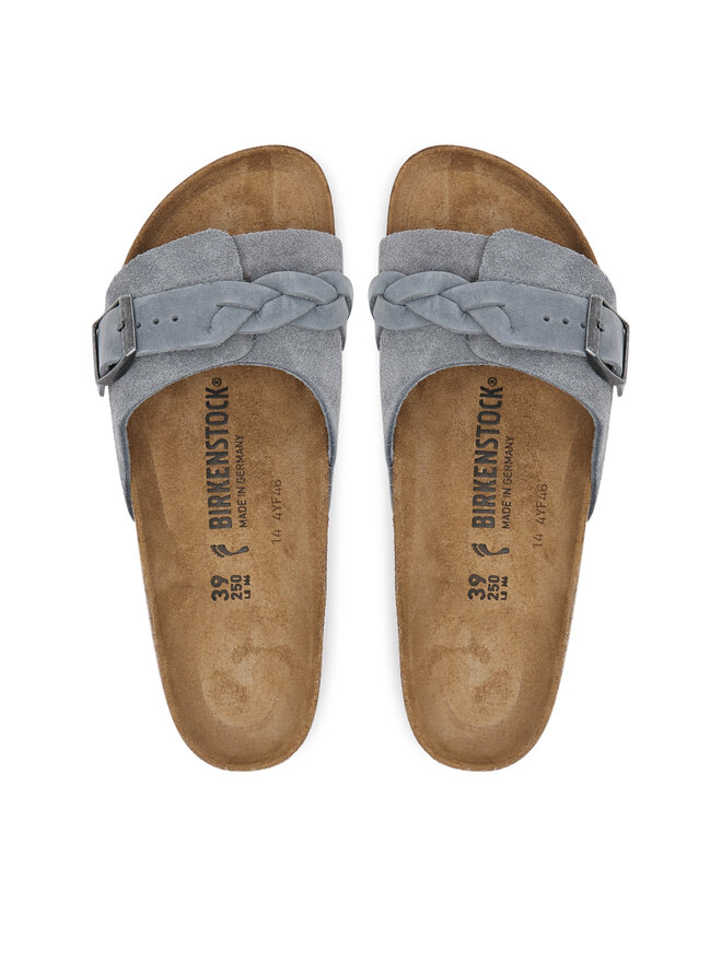 Birkenstock Pantoletten Birkenstock Oita Braided 1029121 Grau
