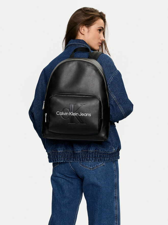 Calvin Klein Zaino Calvin Klein Sculpted Campus K60K612223 Nero